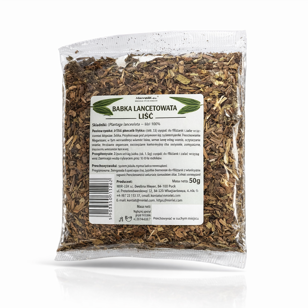 Plantain Leaf Dried Herb 50 g Babka lancetowaa lisc