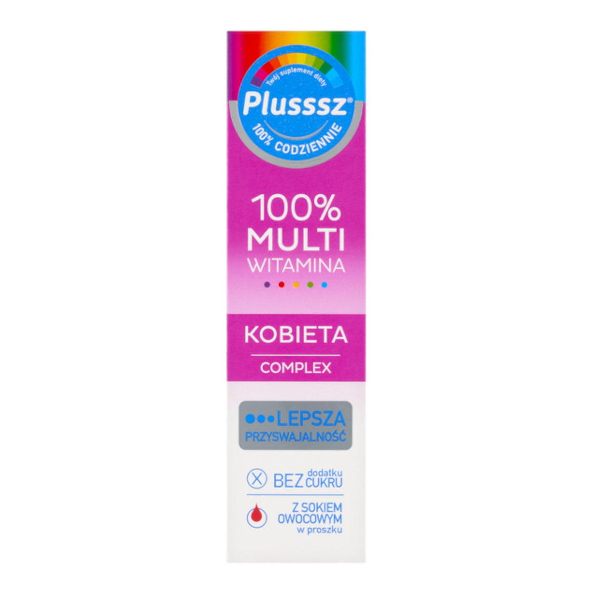 Plusssz 100% Multivitamin Women Complex – Energy, Immunity, Hair Skin & Nails 20 Effervescent Tablets