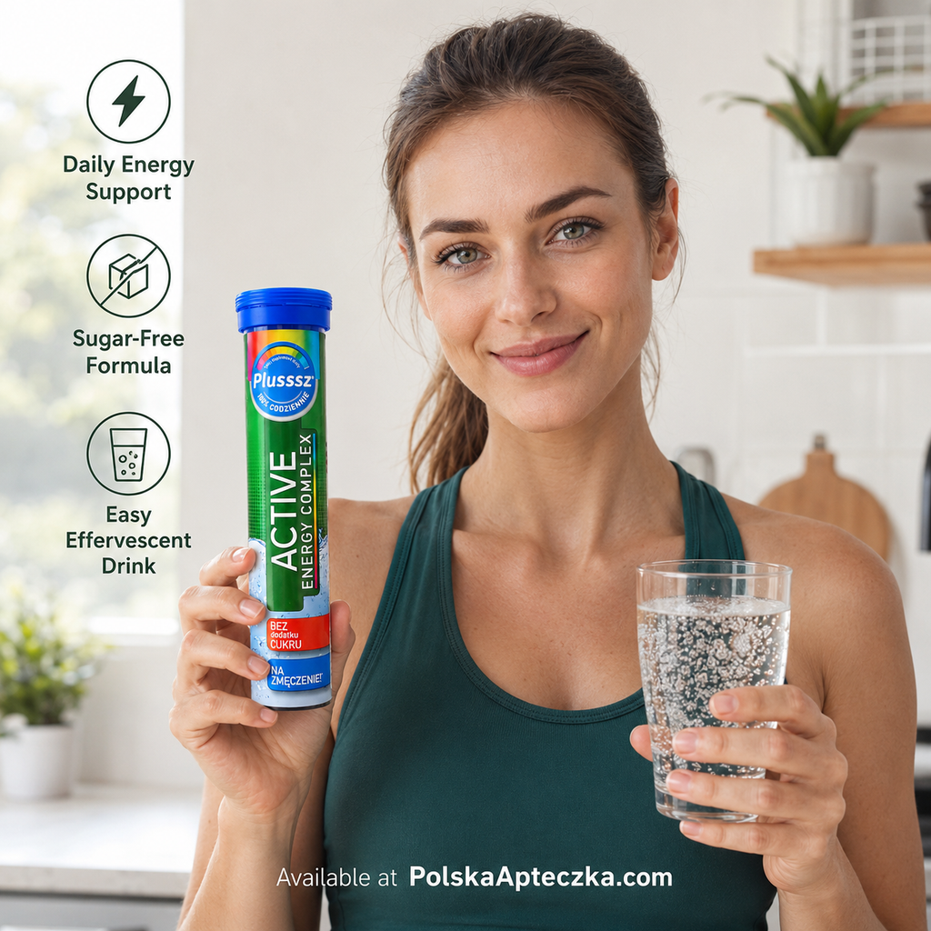 Plusssz Active Energy Complex Sugar-Free 20 Effervescent Tablets Lifestyle