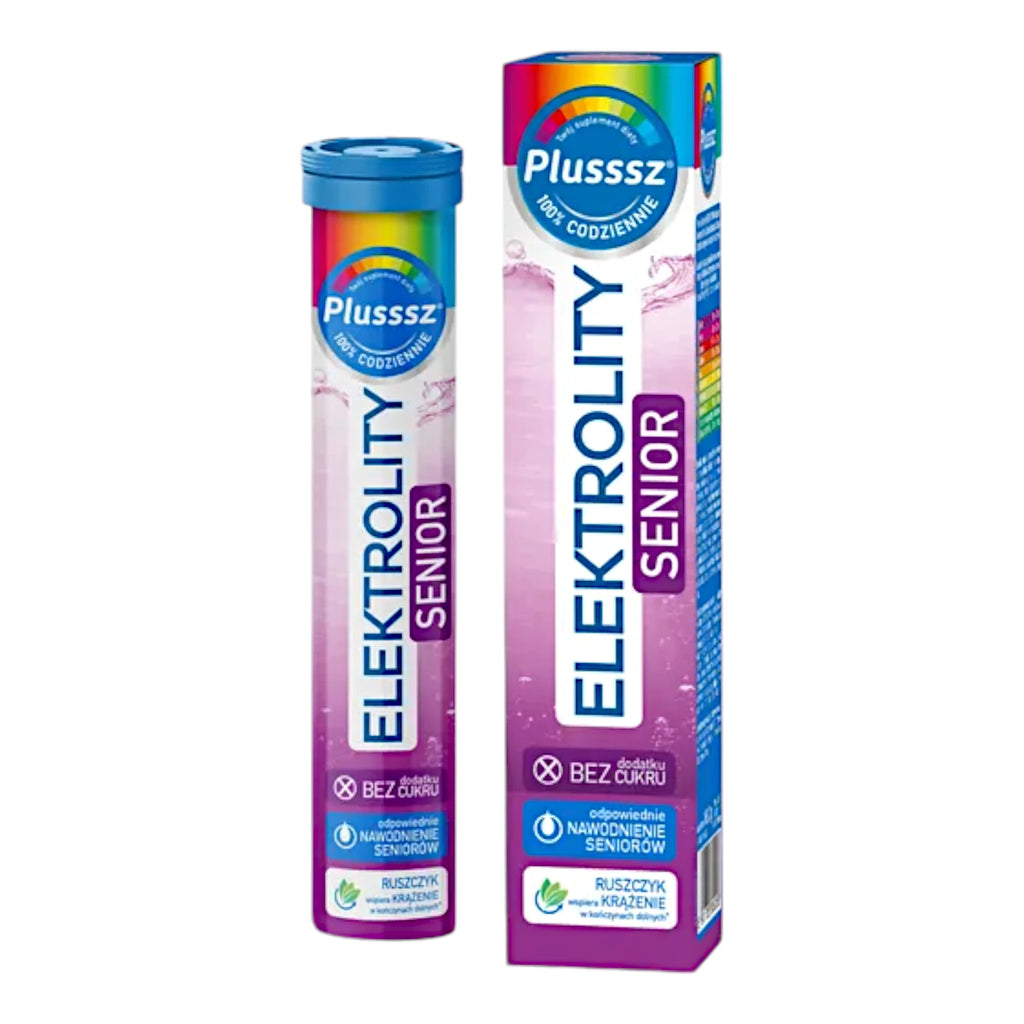 Plusssz Electrolytes Senior 24 Effervescent Tablets