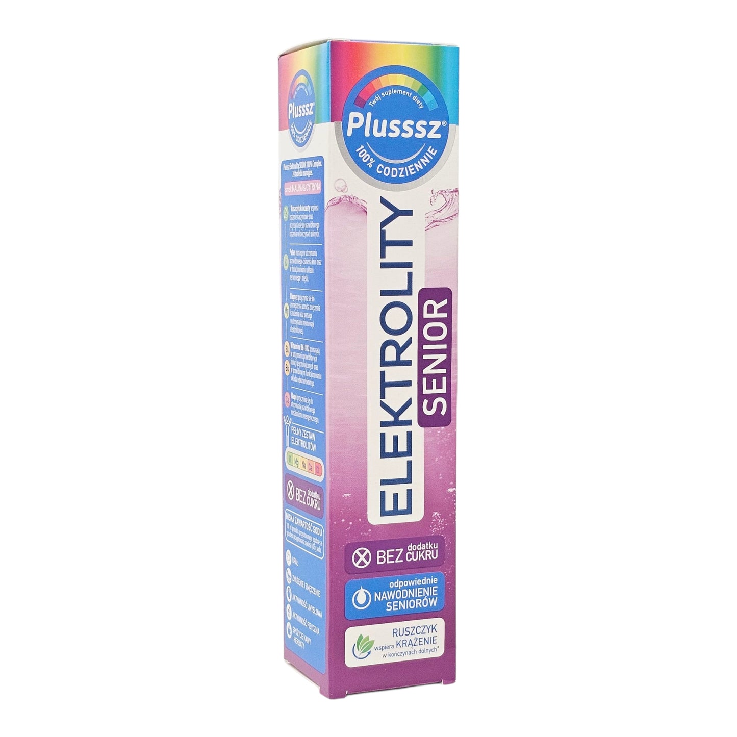 Plusssz Electrolytes Senior Electrolyte Hydration Tablets for Seniors angle