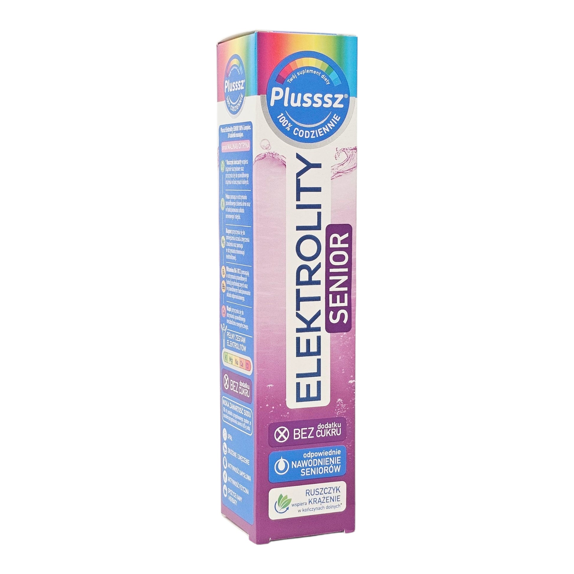 Plusssz Electrolytes Senior Electrolyte Hydration Tablets for Seniors angle