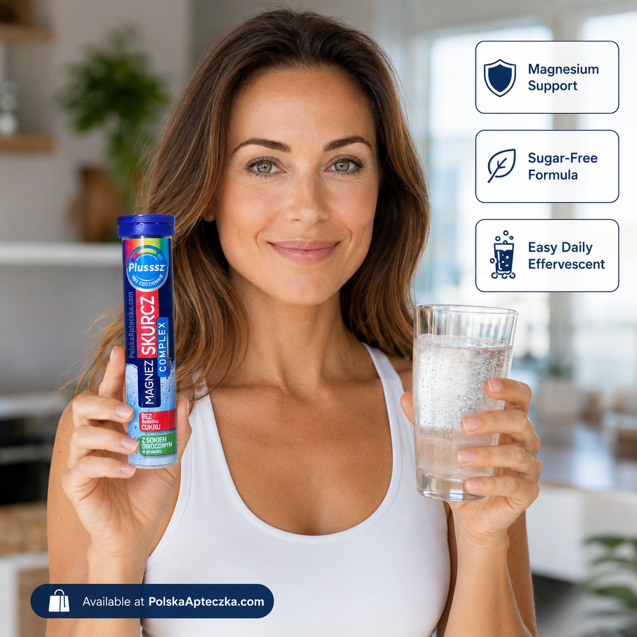 Plusssz Magnesium Skurcz Complex 20 Effervescent Tablets lifestyle