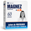 Polski Lek Magnez + Vitamin B6 Easy to Swallow Magnesium Tablets 60 Count