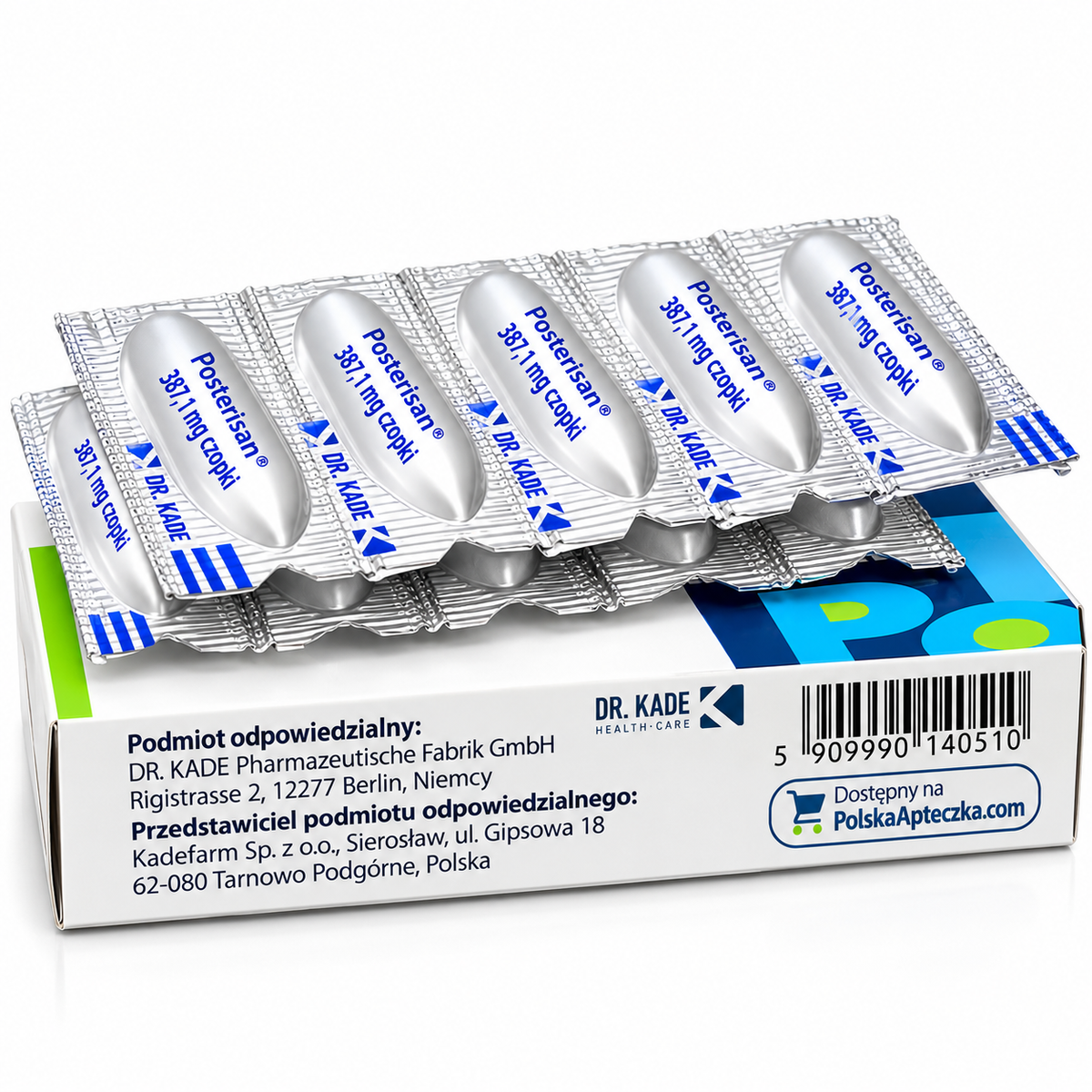 Posterisan Suppositories 10 Count
