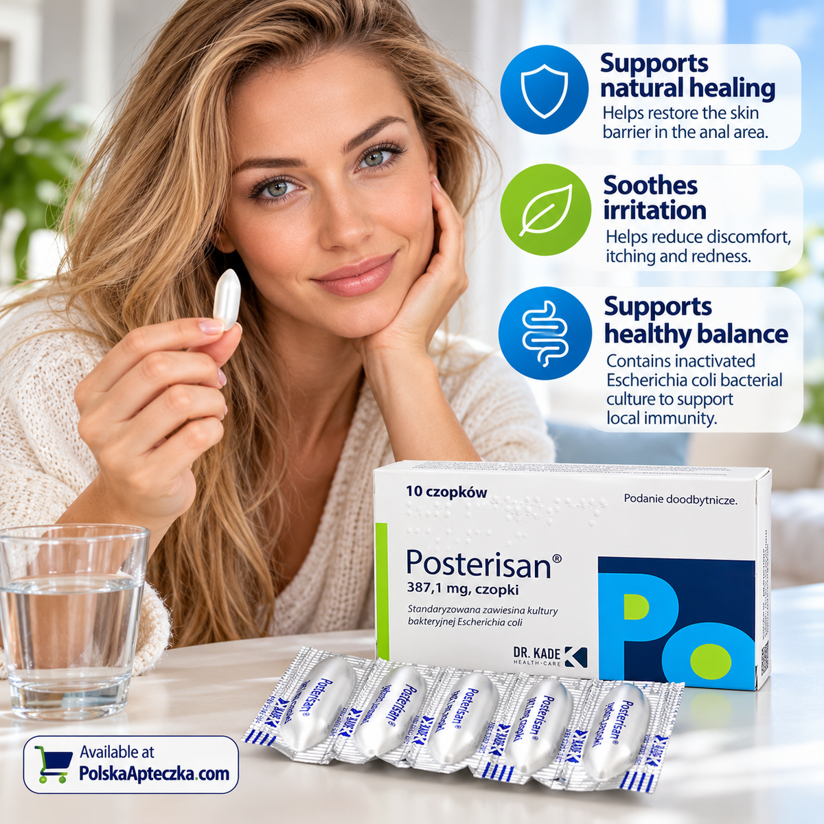 Posterisan Suppositories 10 Count lifestyle 