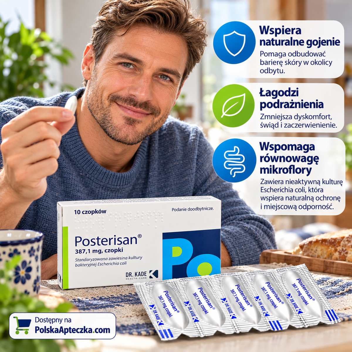 Posterisan Suppositories 10 Count lifestyle pl