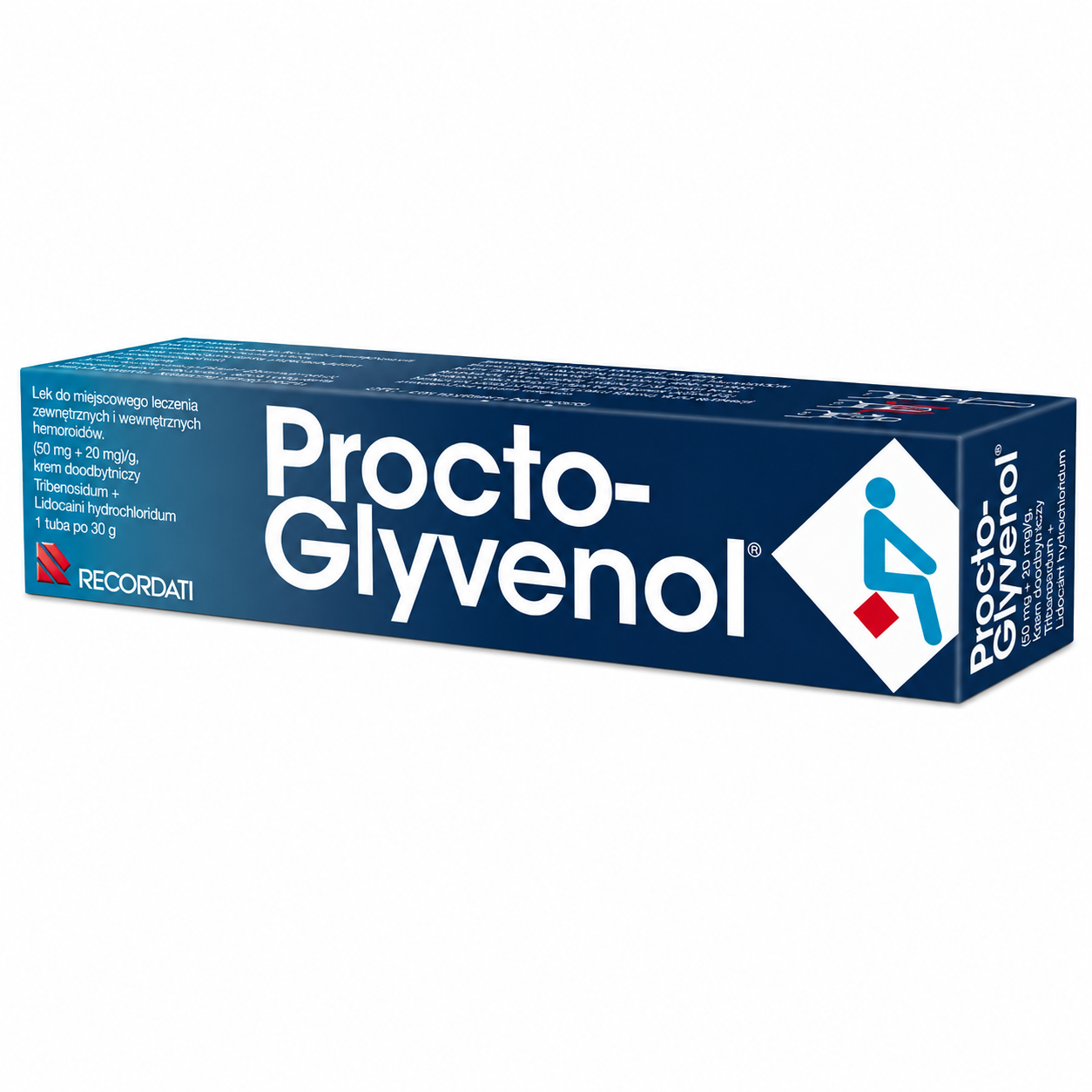 Procto Glyvenol hemorrhoid cream lidocaine tribenoside 30g