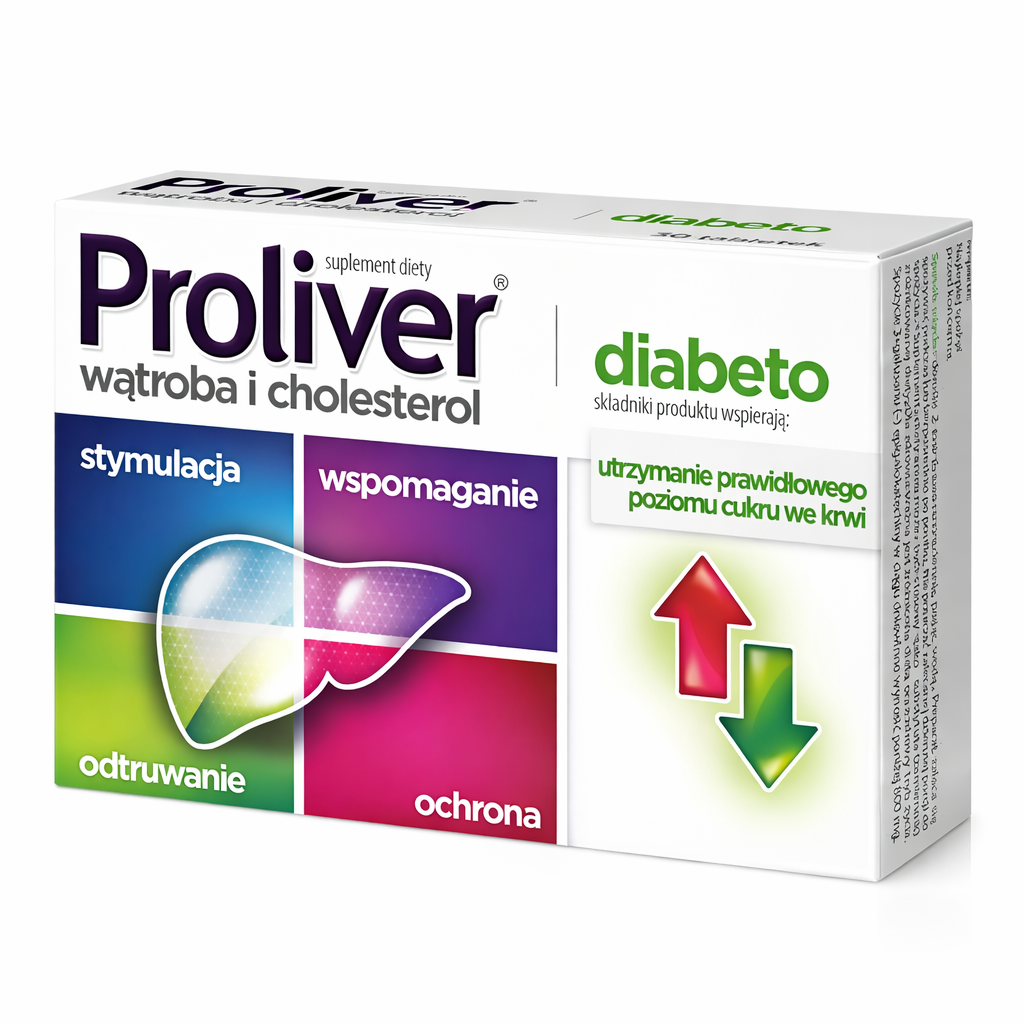 Proliver Diabeto Liver and Blood Sugar Support 30 Tablets