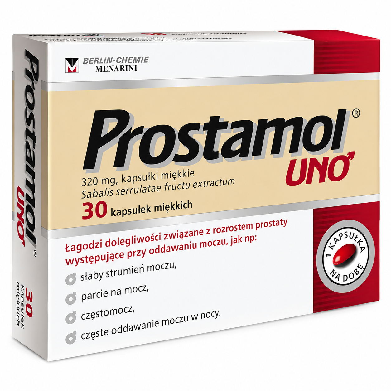 Prostamol UNO 320 mg 30 Capsules Prostate & Urinary Support Main