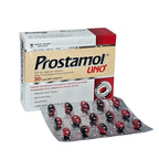 Prostamol Uno 30 soft capsules box – prostate support supplement for men by Berlin-Chemie