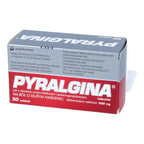 Pyralgina 500mg 50 tablets Pain Relief and Fever Reduction back