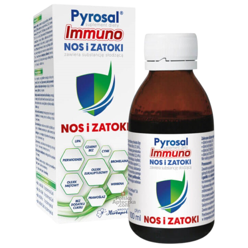 Pyrosal Immuno Nose and Sinuses Herbal Syrup 100 ml