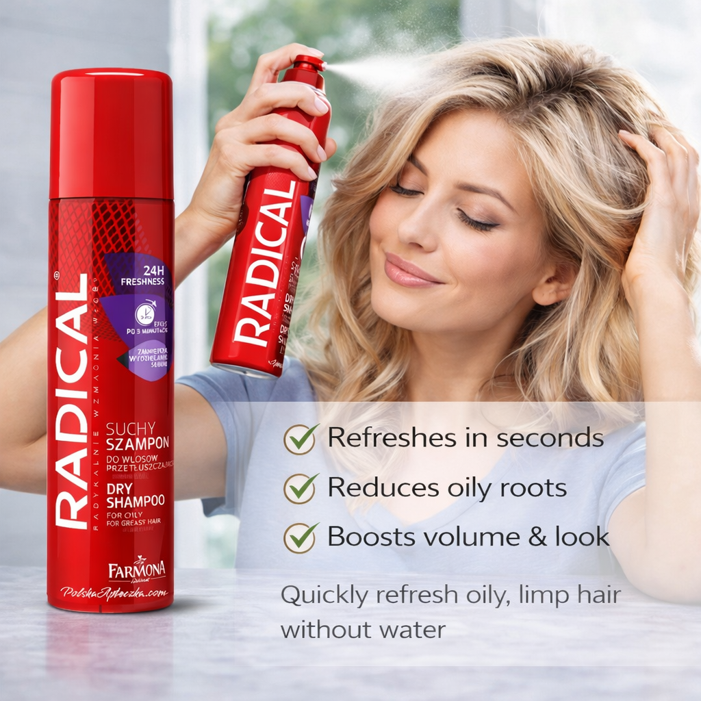 Radical Dry Shampoo for Oily & Greasy Hair 180 ml Lifestyle Use
