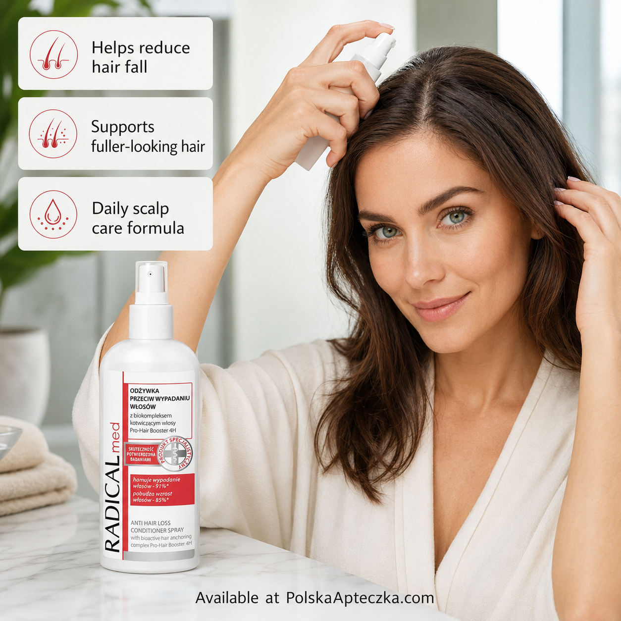 Radical Med Anti Hair Loss Conditioner Spray Pro-Hair Booster 4H 200ml Lifestyle