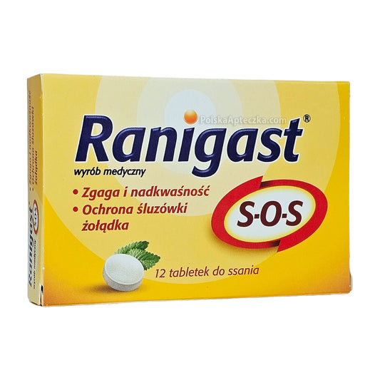 Ranigast SOS 12 lozenges