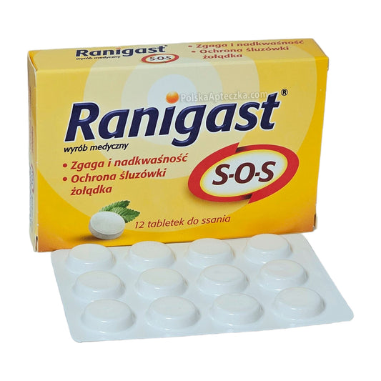 Ranigast SOS 12 lozenges blisterpack
