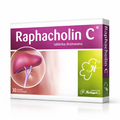 Raphacholin C 30 coated tablets by Herbapol Wroclaw for digestive, indigestion, bloating and bile flow support