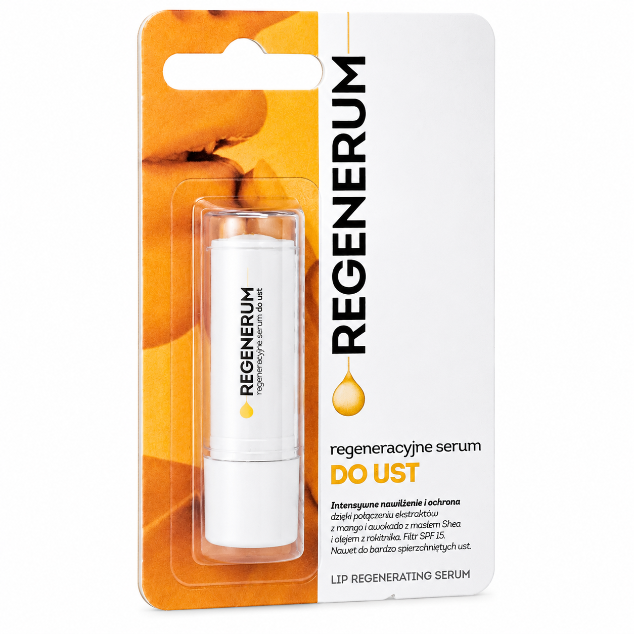 Regenerum Lip Serum SPF 15 for Dry Chapped Lips