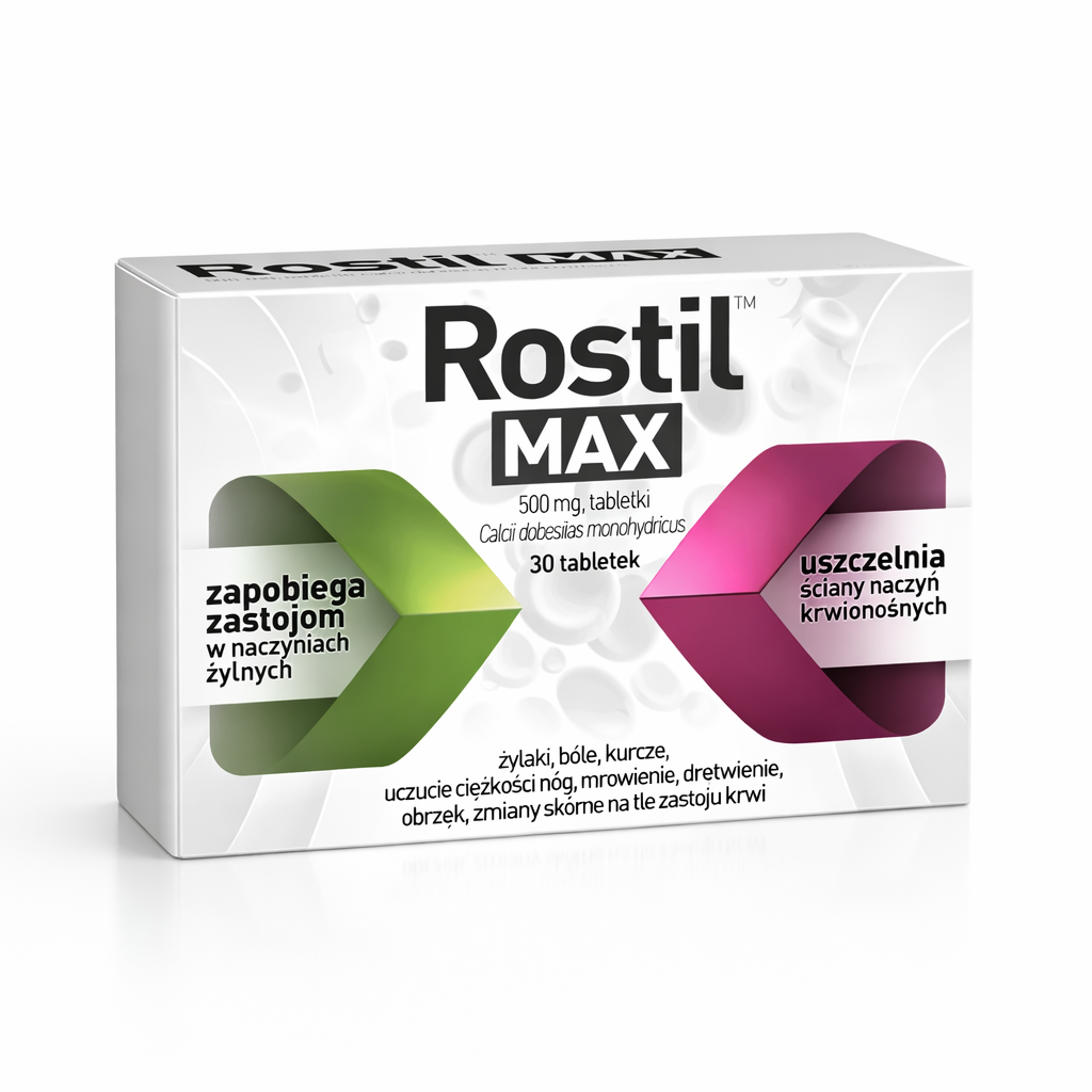 Rostil MAX 500 mg 30 Tablets Polska Apteczka