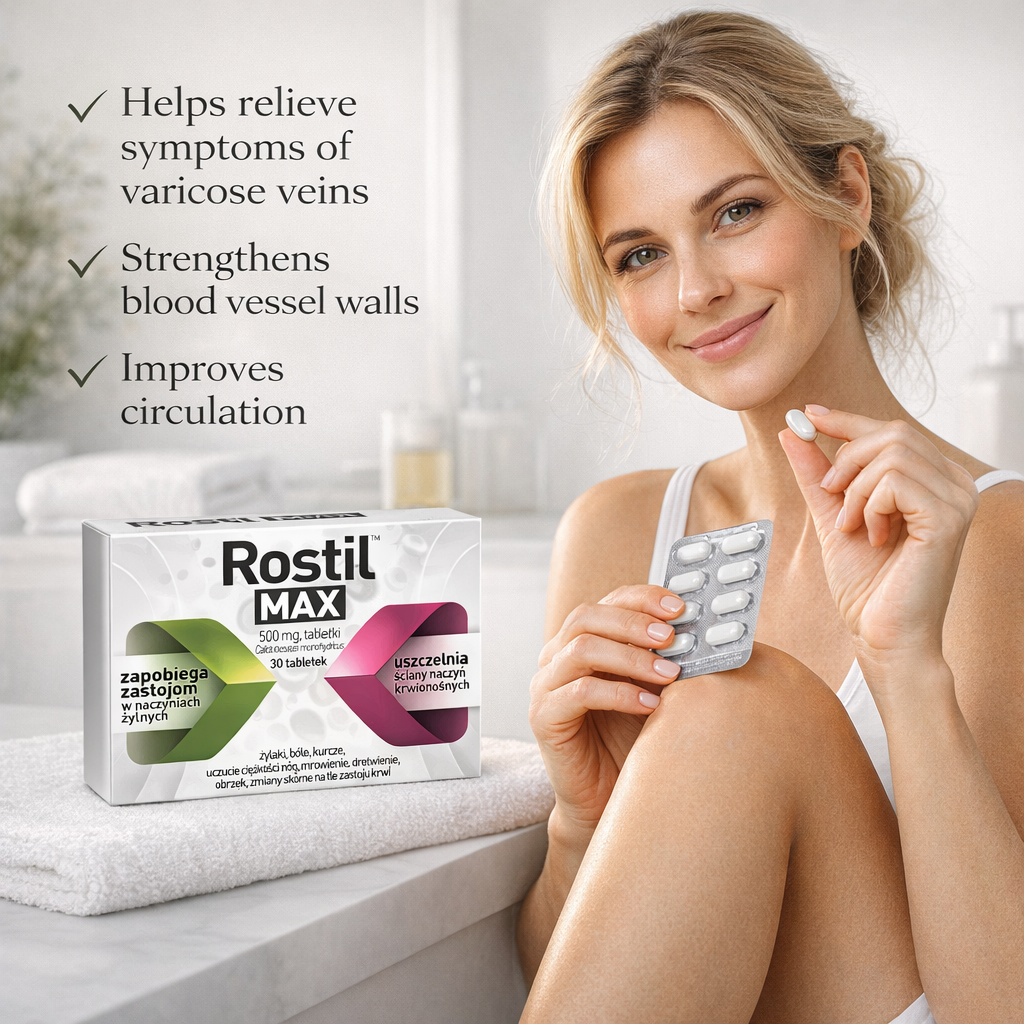 Rostil MAX 500 mg 30 Tablets lifestyle Polska Apteczka
