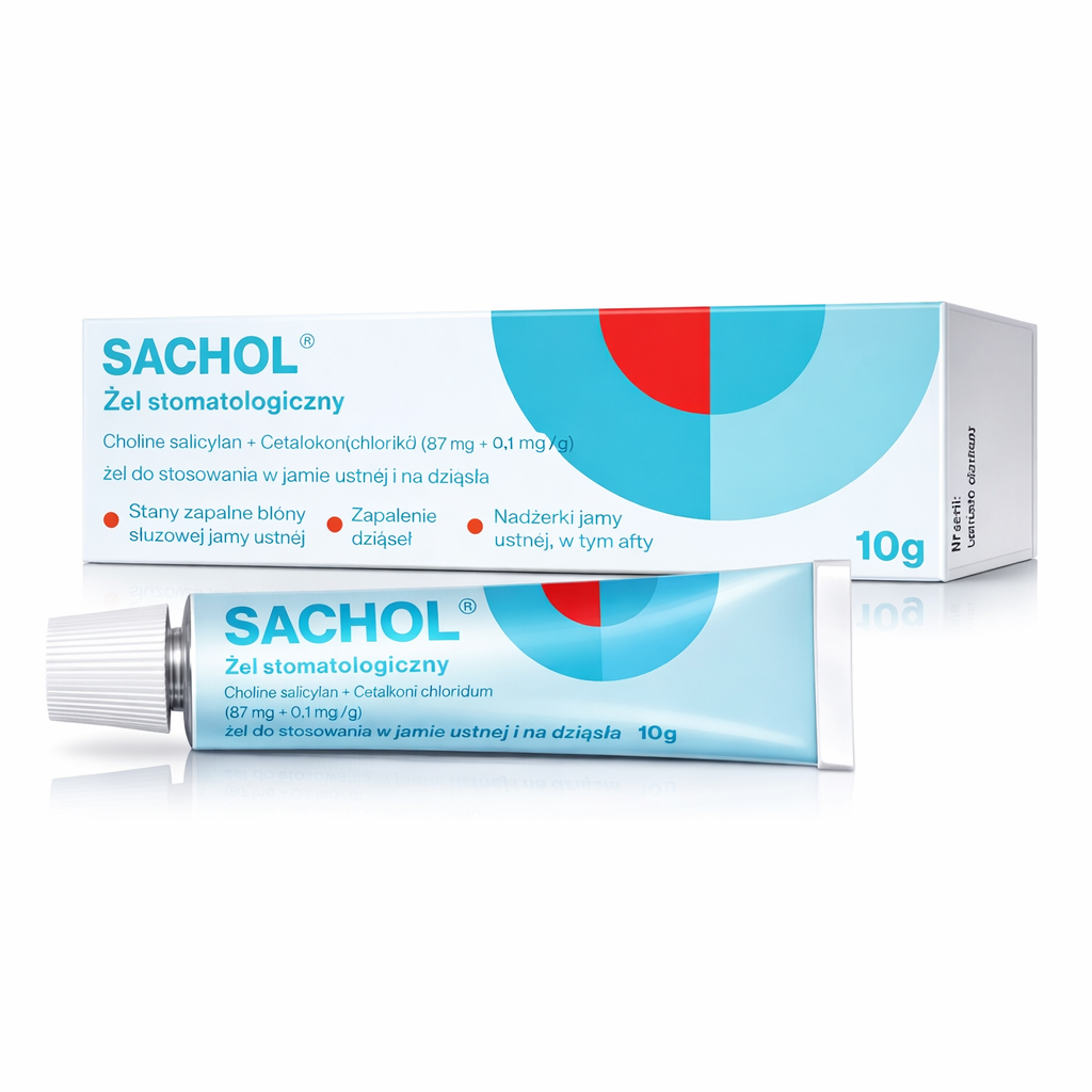 Sachol Oral Gel 10g Gum Pain & Mouth Ulcer Relief