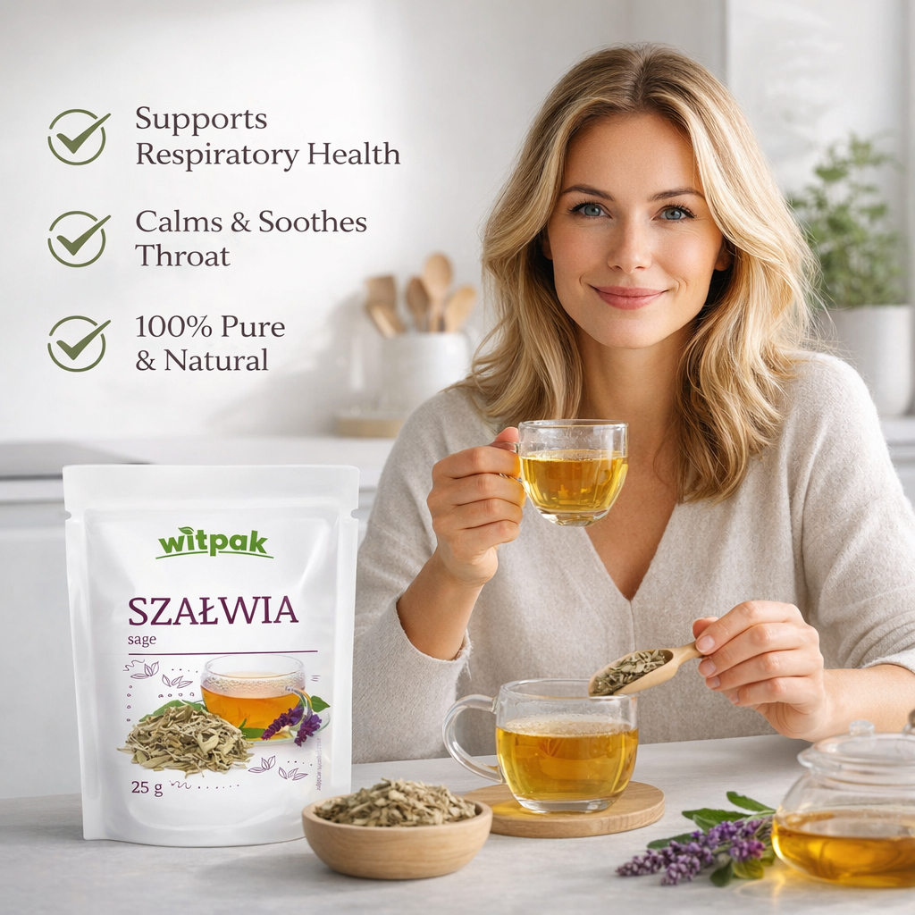 Sage Leaves Herbal Tea 25 g by Witpak lifestle