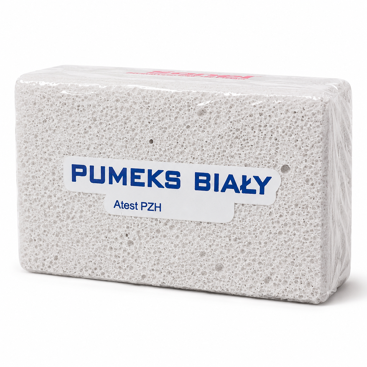 Sanel Pumeks Biały white pumice stone Polish foot care exfoliating block for heels calluses rough dry skin Atest PZH