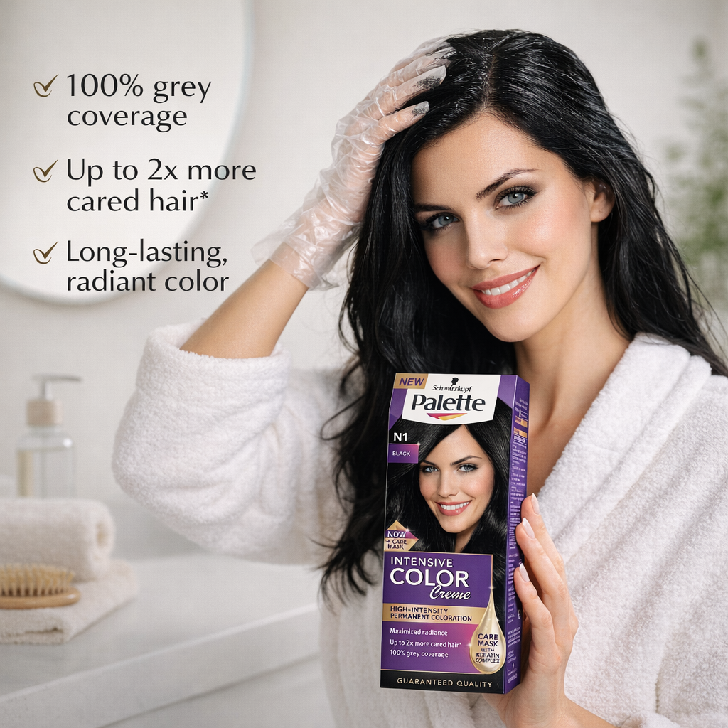 Schwarzkopf Palette Intensive Color Creme N1 Black lifestyle