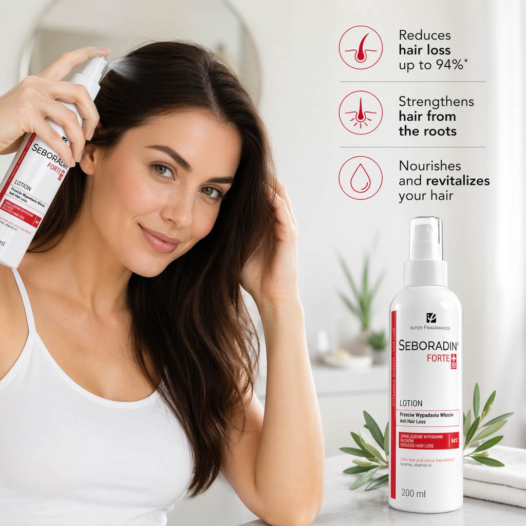 Seboradin Forte Hair Loss Lotion Biotin Scalp Treatment Lifestyle