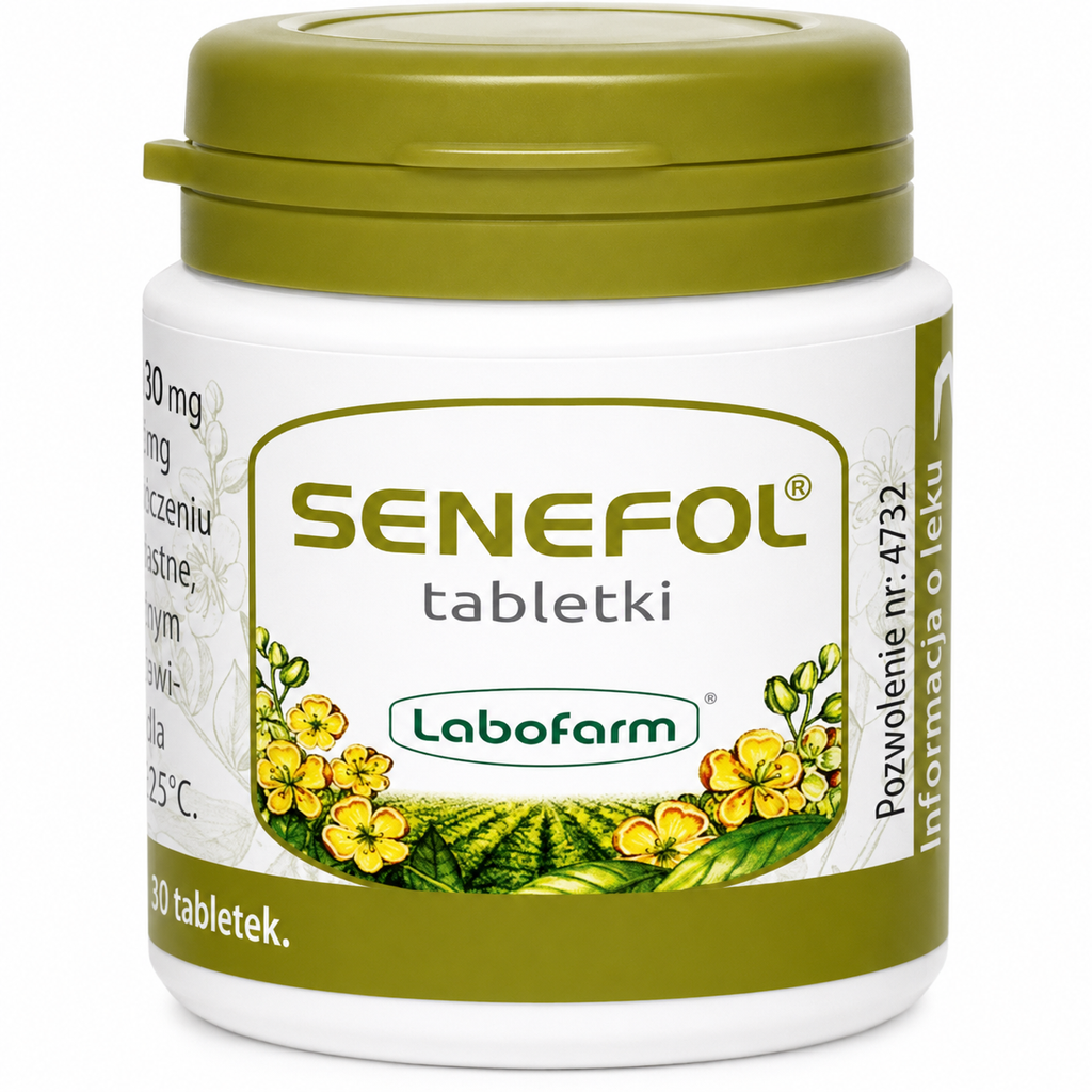 Senefol 20 Tablets Senna Leaf Digestive Regularity Support by Labofarm