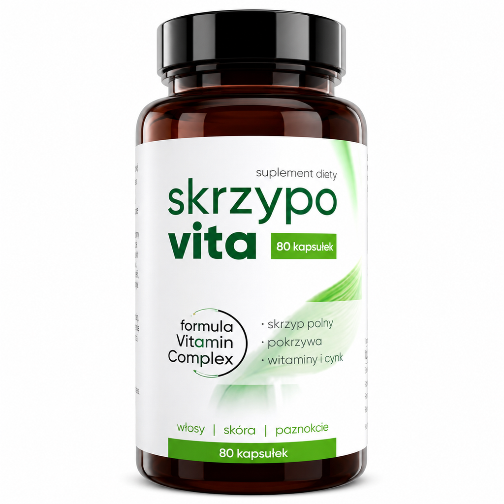 Skrzypo Vita Hair Skin Nails Supplement 80 Capsules