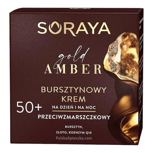 Soraya, Gold Amber Bursztynowy krem 50+