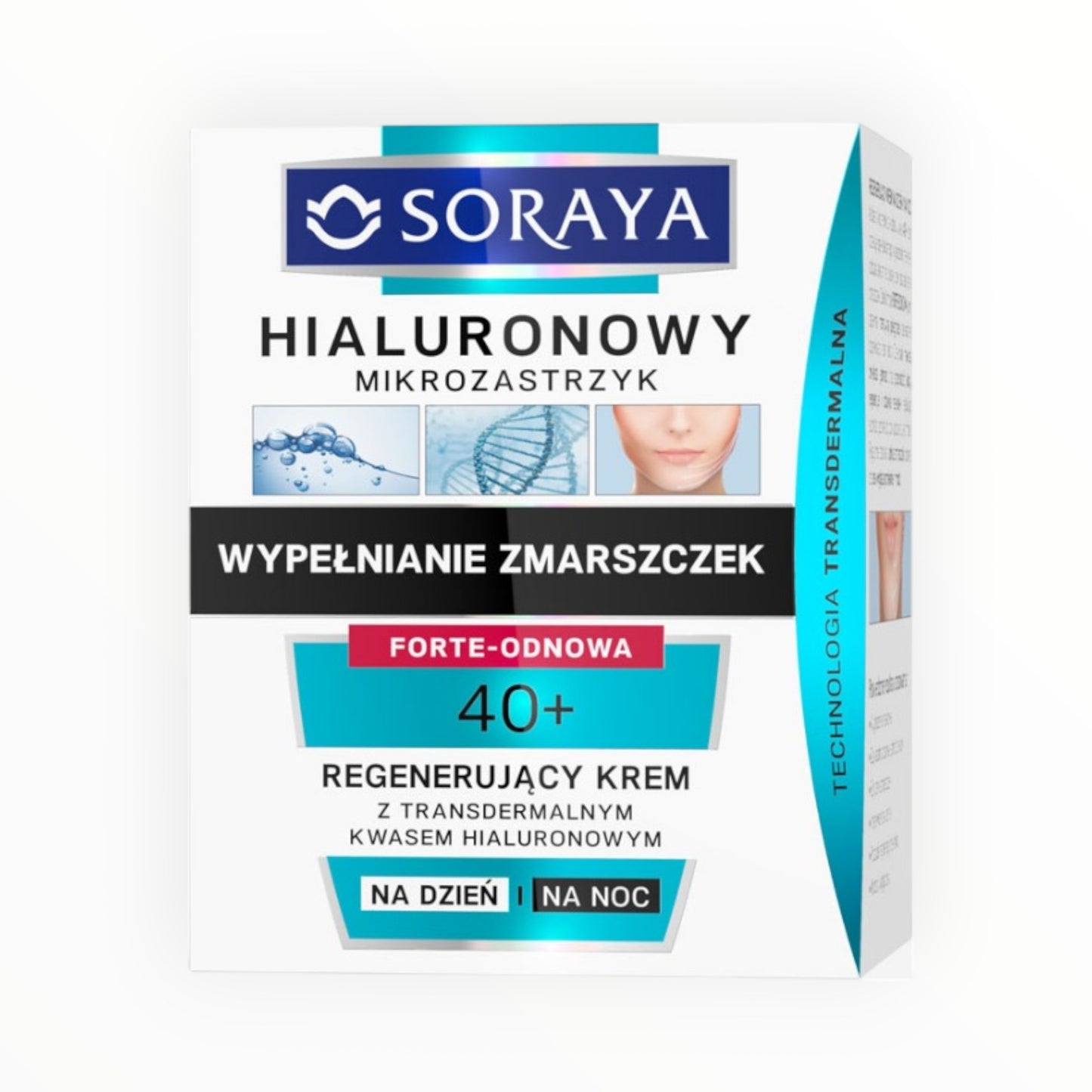 Soraya Hialuronowy Mikrozastrzyk 40+  regenerujący krem na dzień i noc 50 g