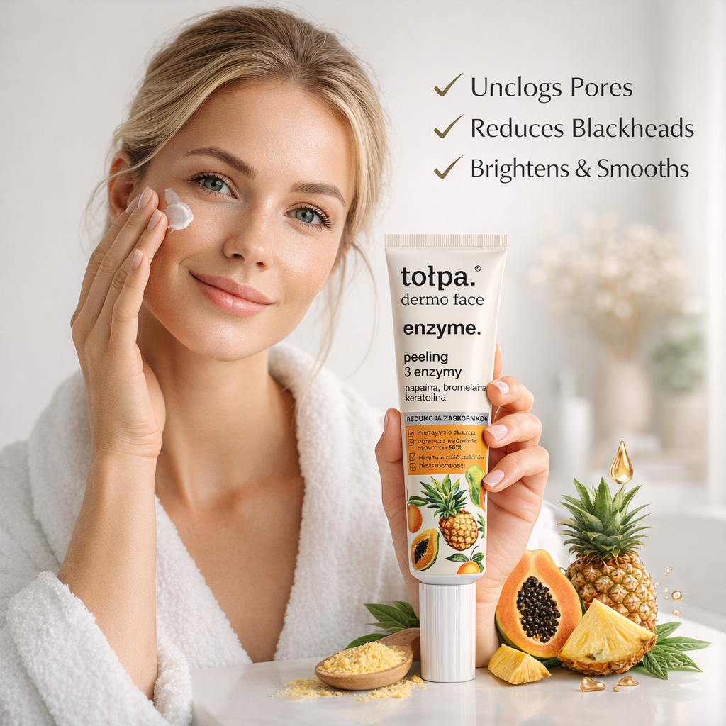 Tolpa dermo face enzyme Peeling with 3 Enzymes 40 ml benefits