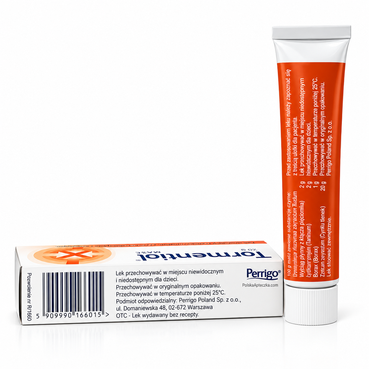 Tormentiol Ointment 20g Tormentiol masc Back