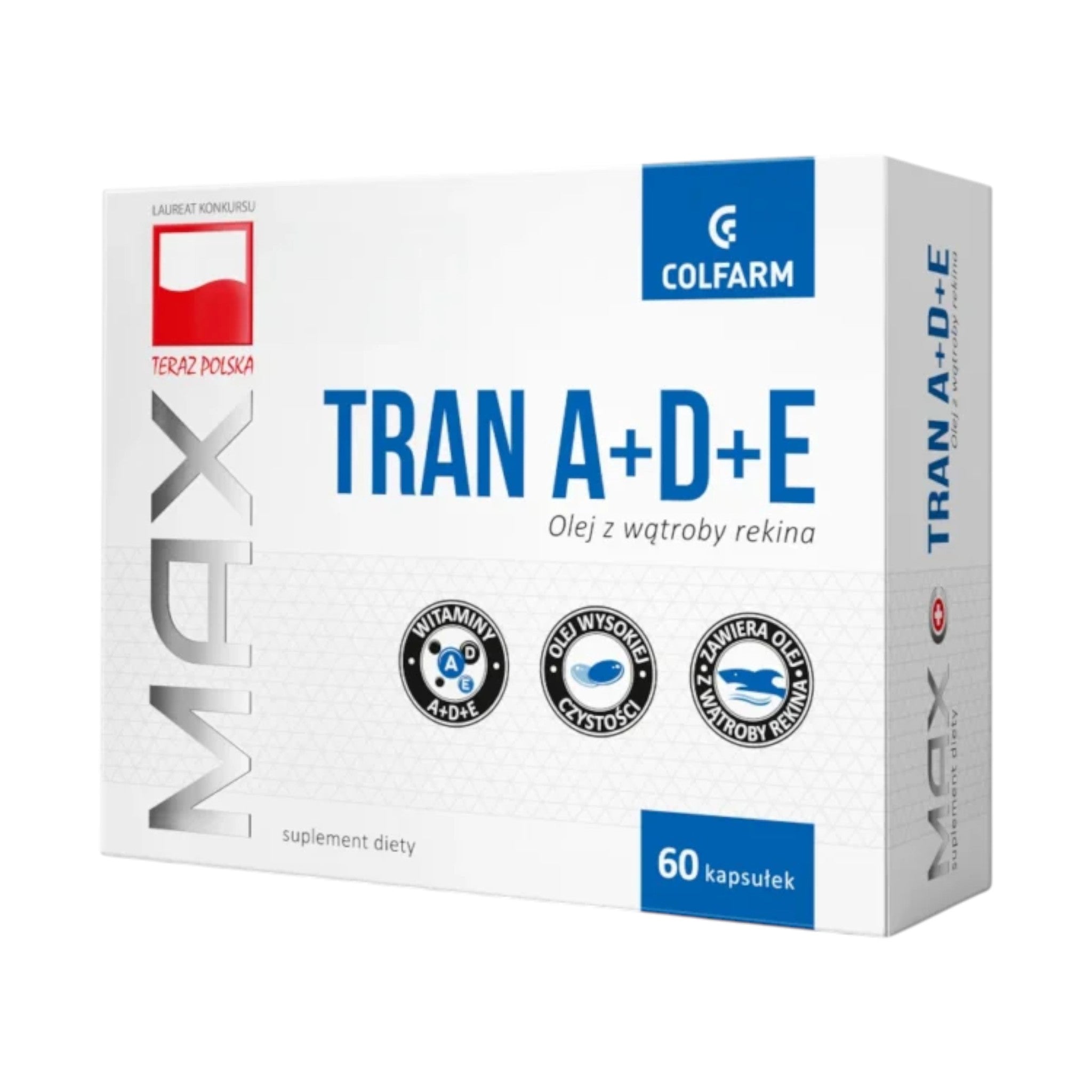 Tran A D E 60 Capsules, Colfarm