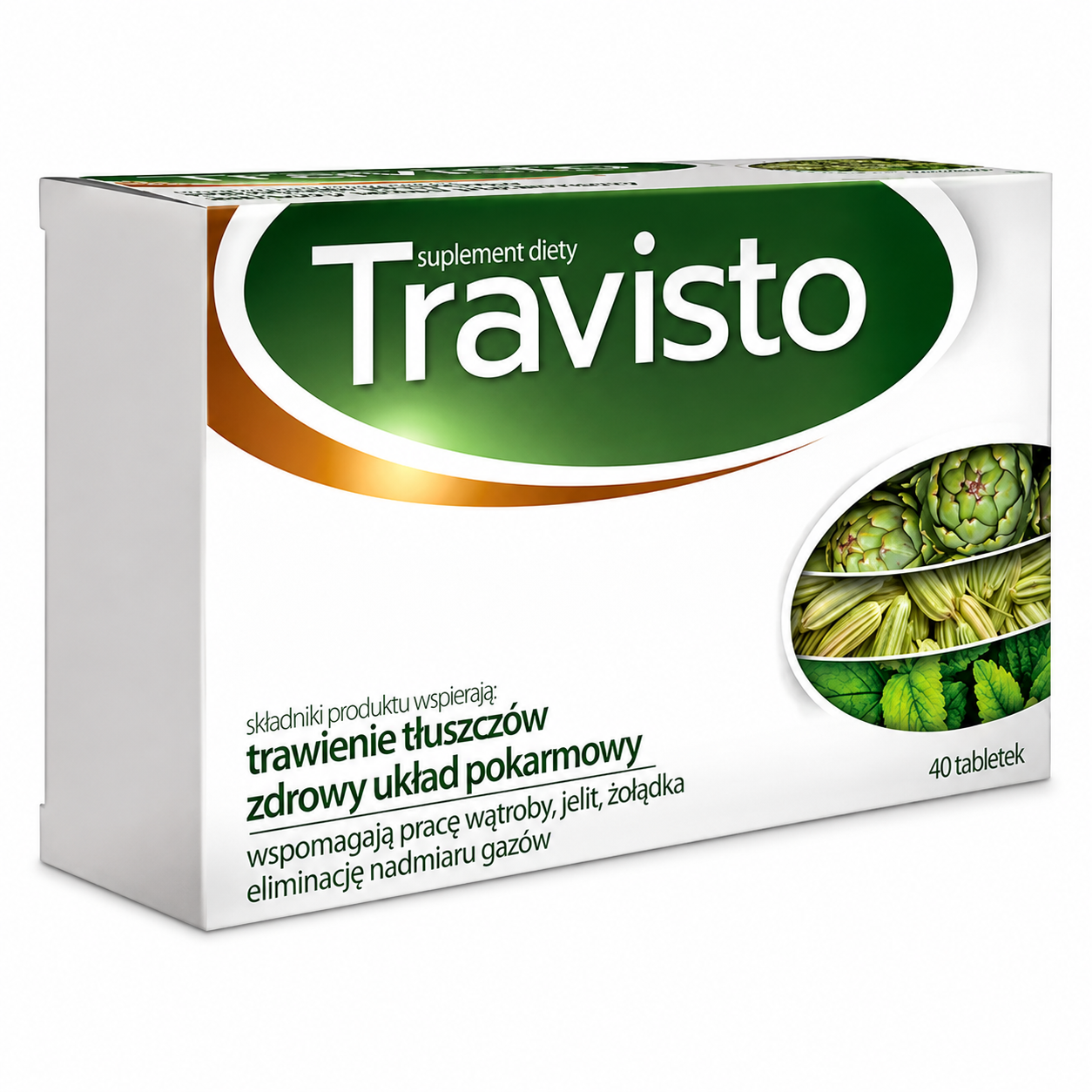 Travisto 40 Tablets Herbal Digestive & Fat Digestion Support