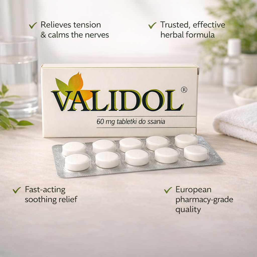 Validol 60mg 10 Tablets benefits