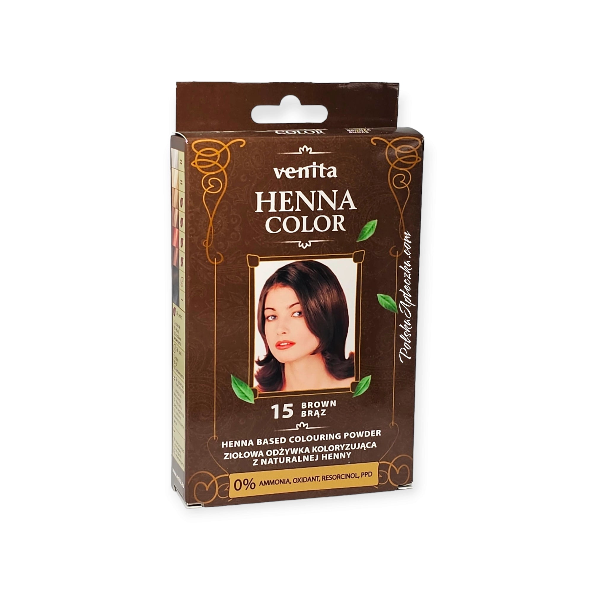 Venita Henna Color 15 Brown Hair Colouring Powder