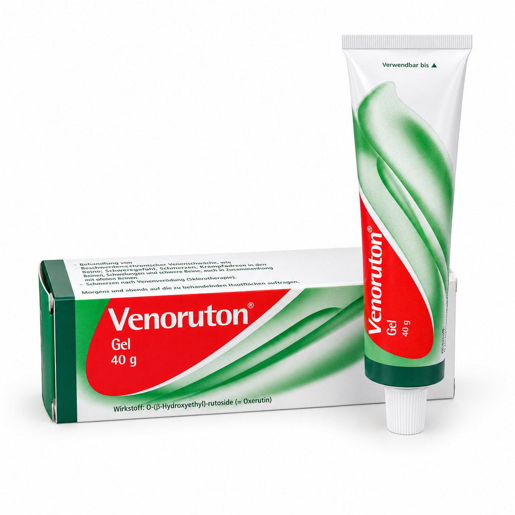Venoruton Gel 40g Oxerutin Heavy Legs Varicose Vein Gel