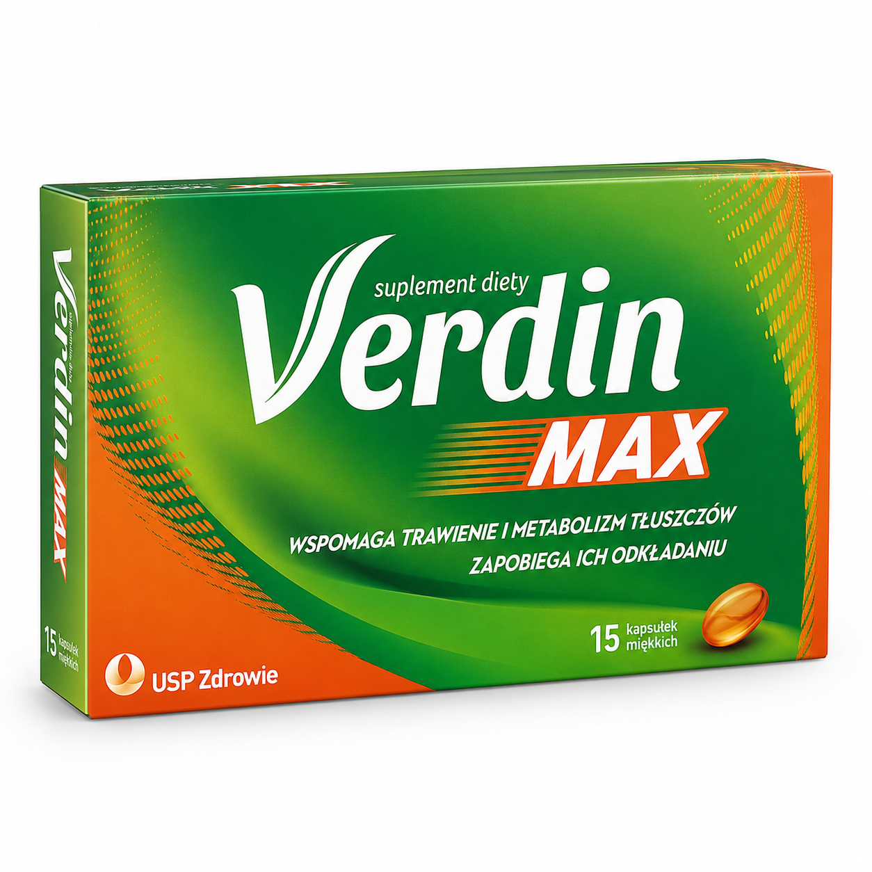 Verdin Max Digestive & Fat Metabolism Support 15 Capsules