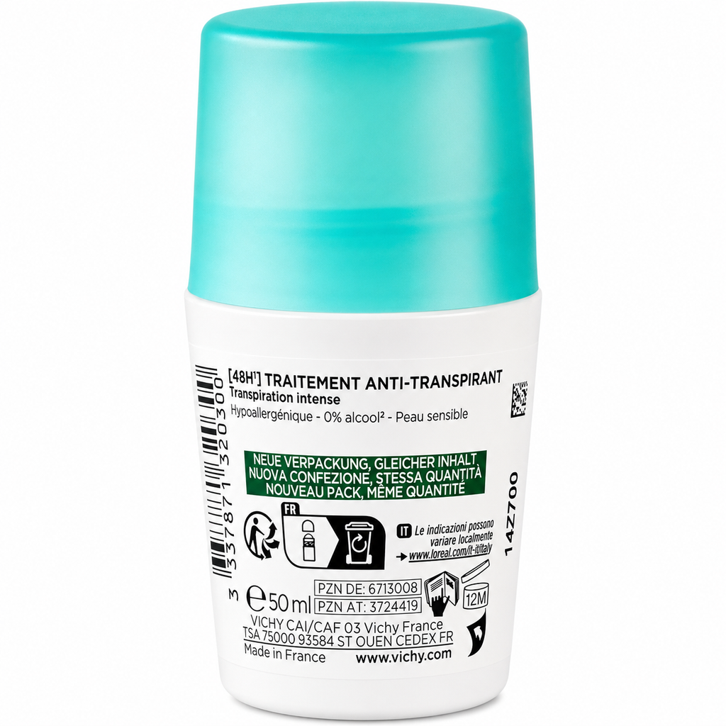 Vichy Traitement Anti-Traspirant 48H Anti-Perspirant Roll-On 50ml back