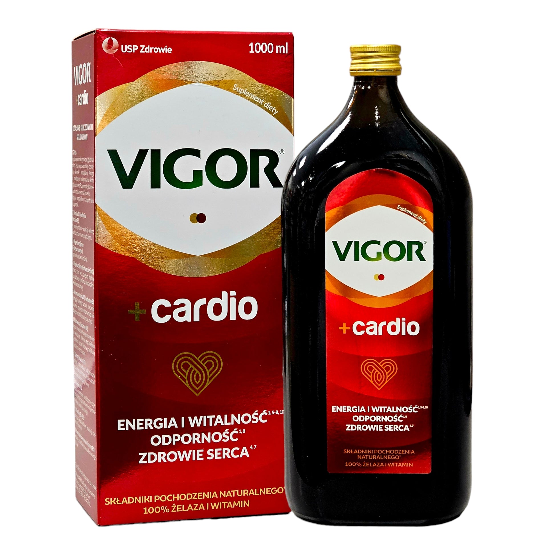 Vigor Cardio bottle and box