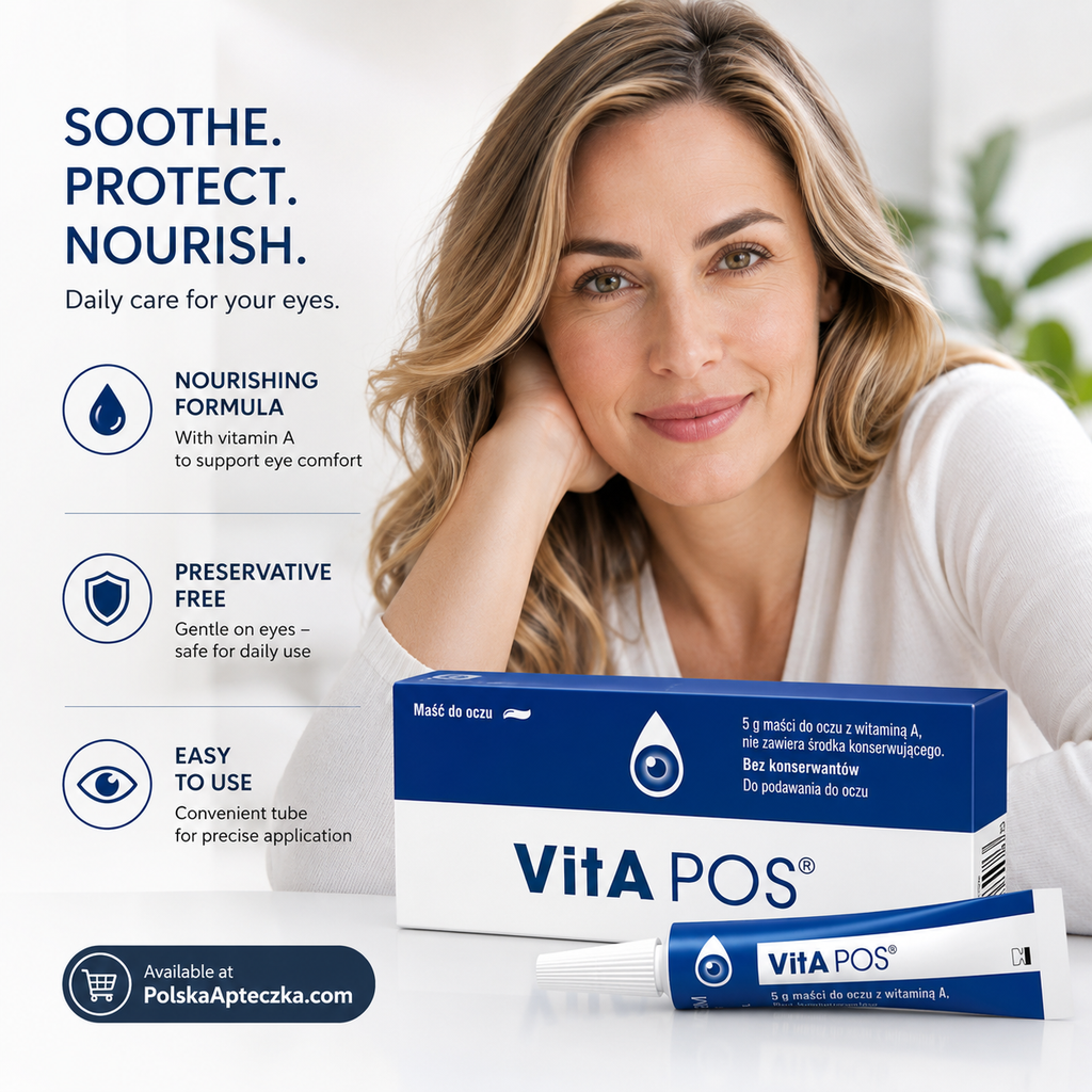 VitA POS Eye Ointment with Vitamin A 5 g Preservative-Free tube lifestyle