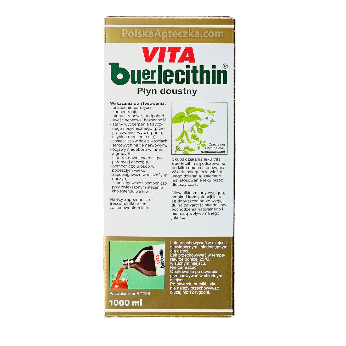 Vita Buerlecithin Liquid – Natural Lecithin with Vitamins