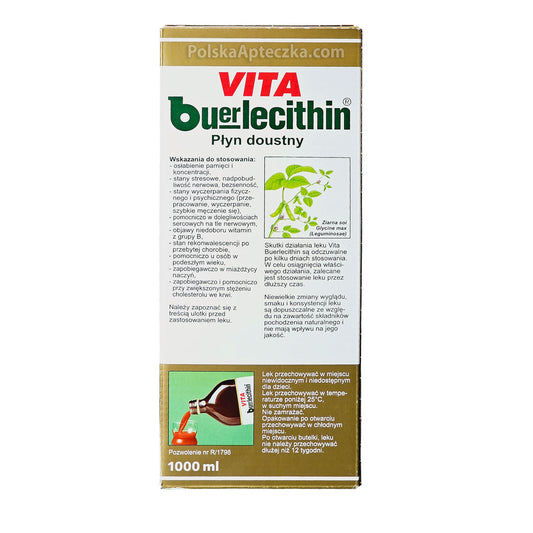 Vita Buerlecithin Liquid – Natural Lecithin with Vitamins