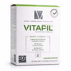 Vitapil hair growth supplement box 60 capsules European formula for hair loss thinning and thickness support