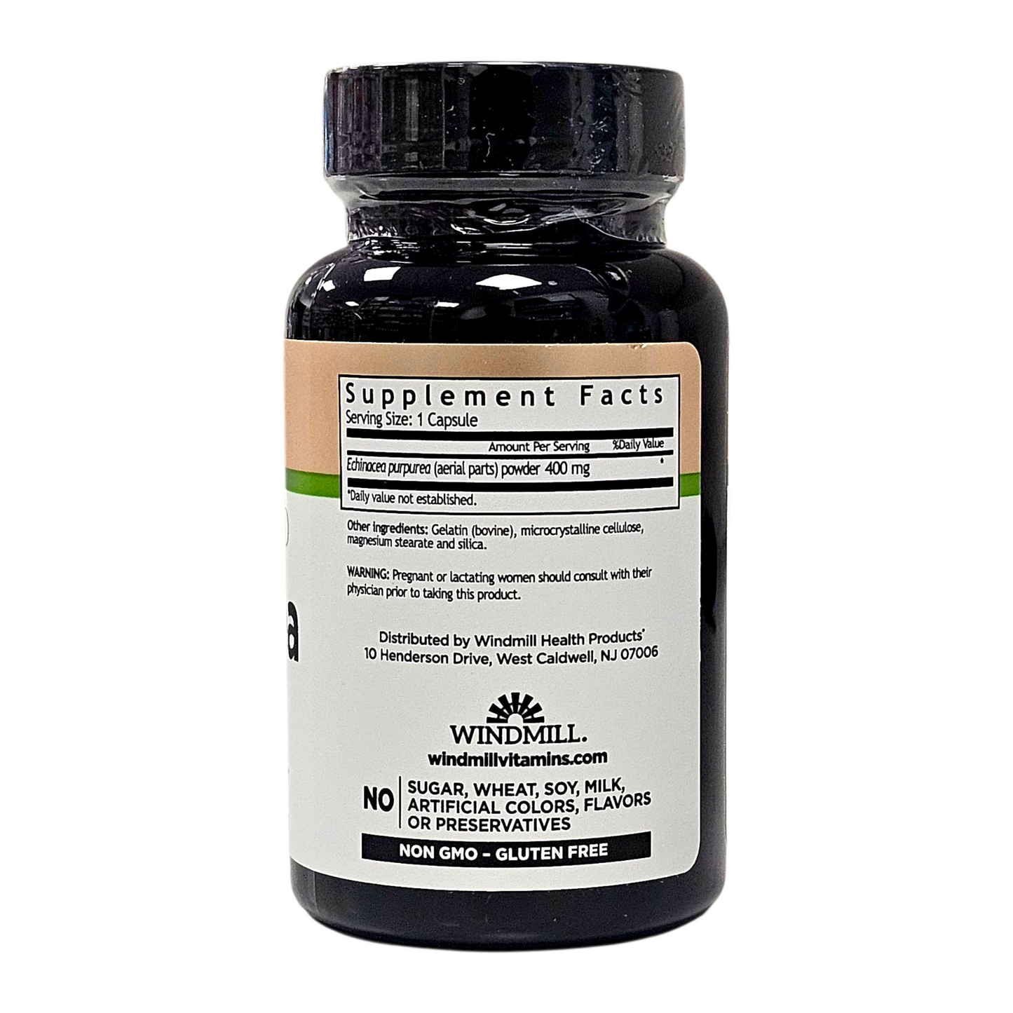 Windmill Echinacea 400 mg 60 capsules ingredients