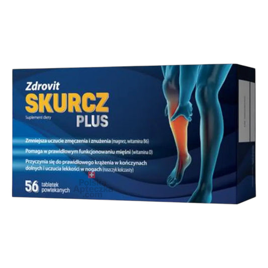 Zdrovit Skurcz Plus 56 tablets – muscle and circulation support dietary supplement